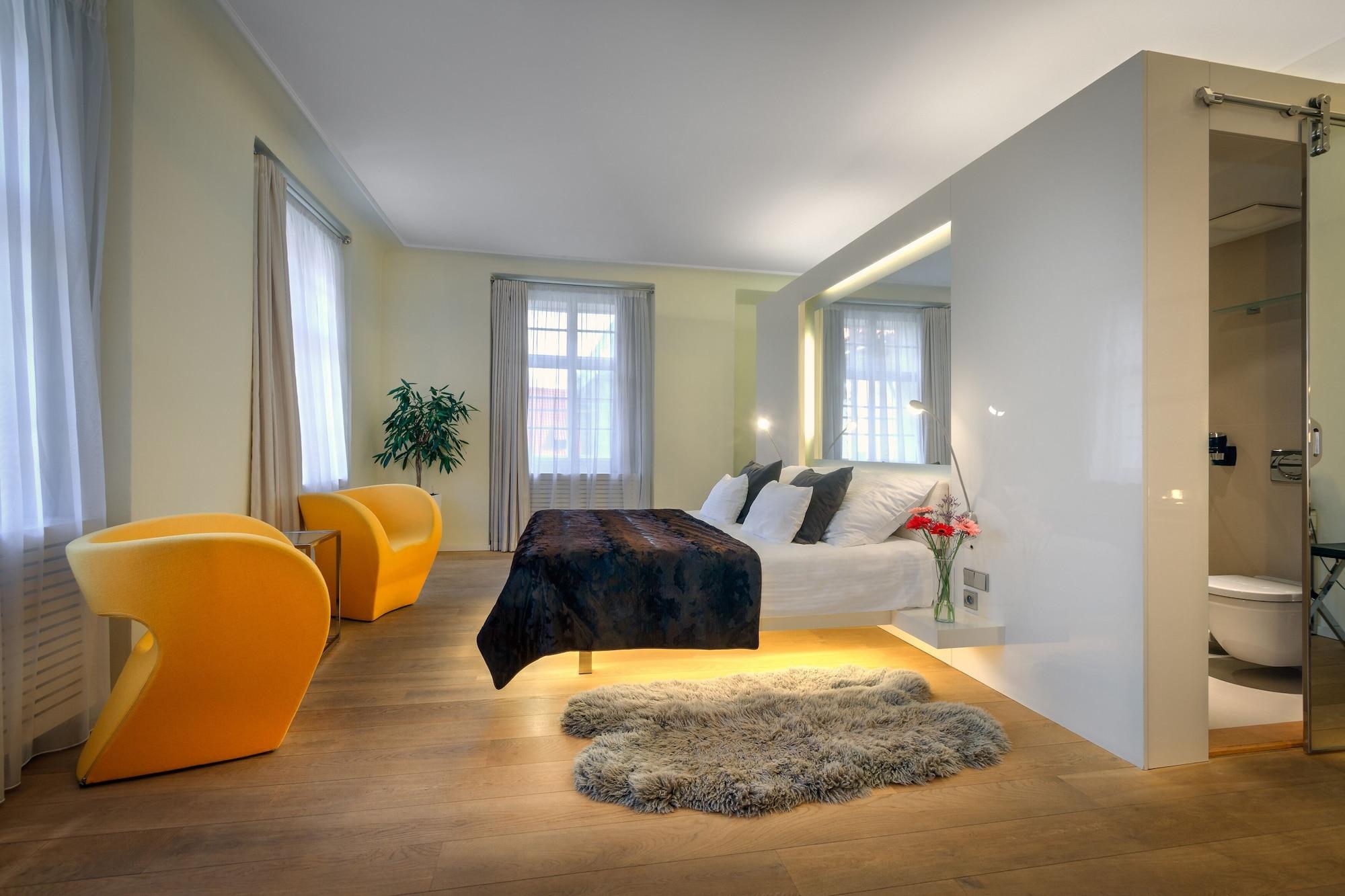 Three Storks Hotel Praha Bagian luar foto A room at the Hotel Axelmannstein